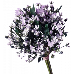 32cm Lavender Purple Leek Floral Bouquet S7559Pnk