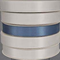 Antique Blue Double Sided Satin Ribbon 25mm 100yards - P431