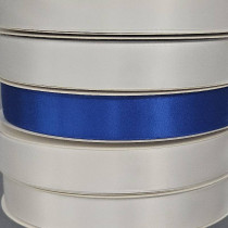 Electric Blue 91.4m - 25mm Double Sided Satin Ribbon P352
