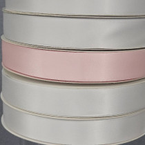 Powder Pink Double Sided Satin Ribbon 25mm 100yards - P115