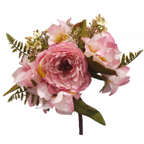 Light Pink Camellia & Bougainvillea Bouquet S3981Pnk