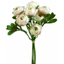 White Ranunculus Bouquet S7550Wht