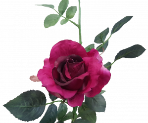 S5729Plm Plum Rose Artificial flowers