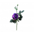 S5729Pur Cadbury Purple Rose Artificial Roses
