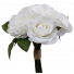 S7503Wht Wedding White Rose Bouquet by 9 Artificial wedding Bouquet 