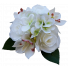 S7519Wht S7519Wht Bouquet White Cymbidium White Rose and White Hydrangea
